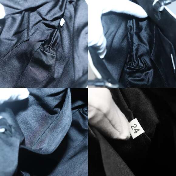 PRADA Hand Bag Nylon White Silver - Picture 12 of 12